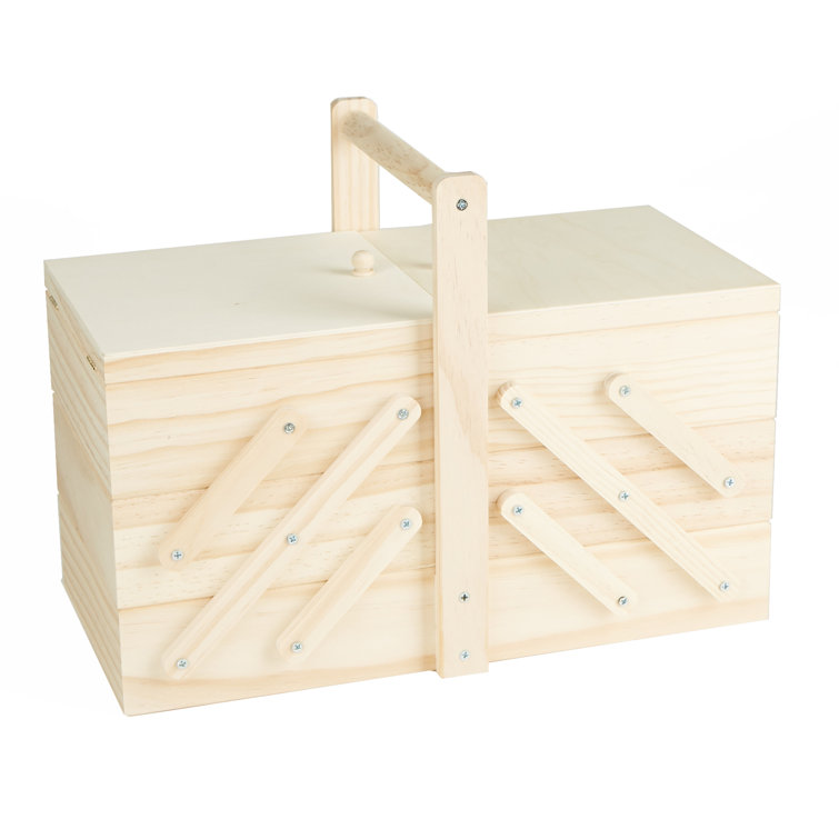 Ebern Designs Harrodsburg Wood Sewing Tool Box & Reviews Wayfair.ca